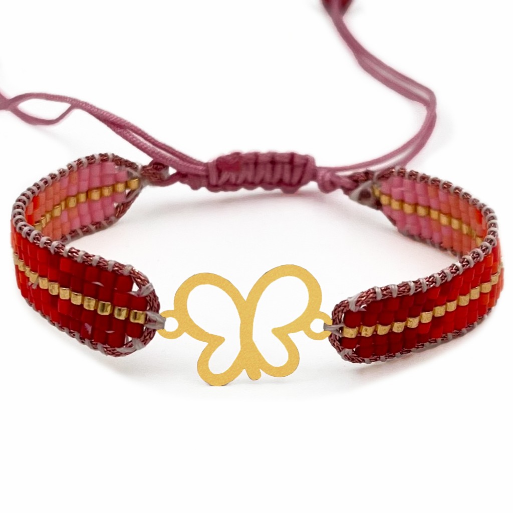 دستنبد طلا زنانه با پلاک طلا میوکی دیانا گالری کد01027