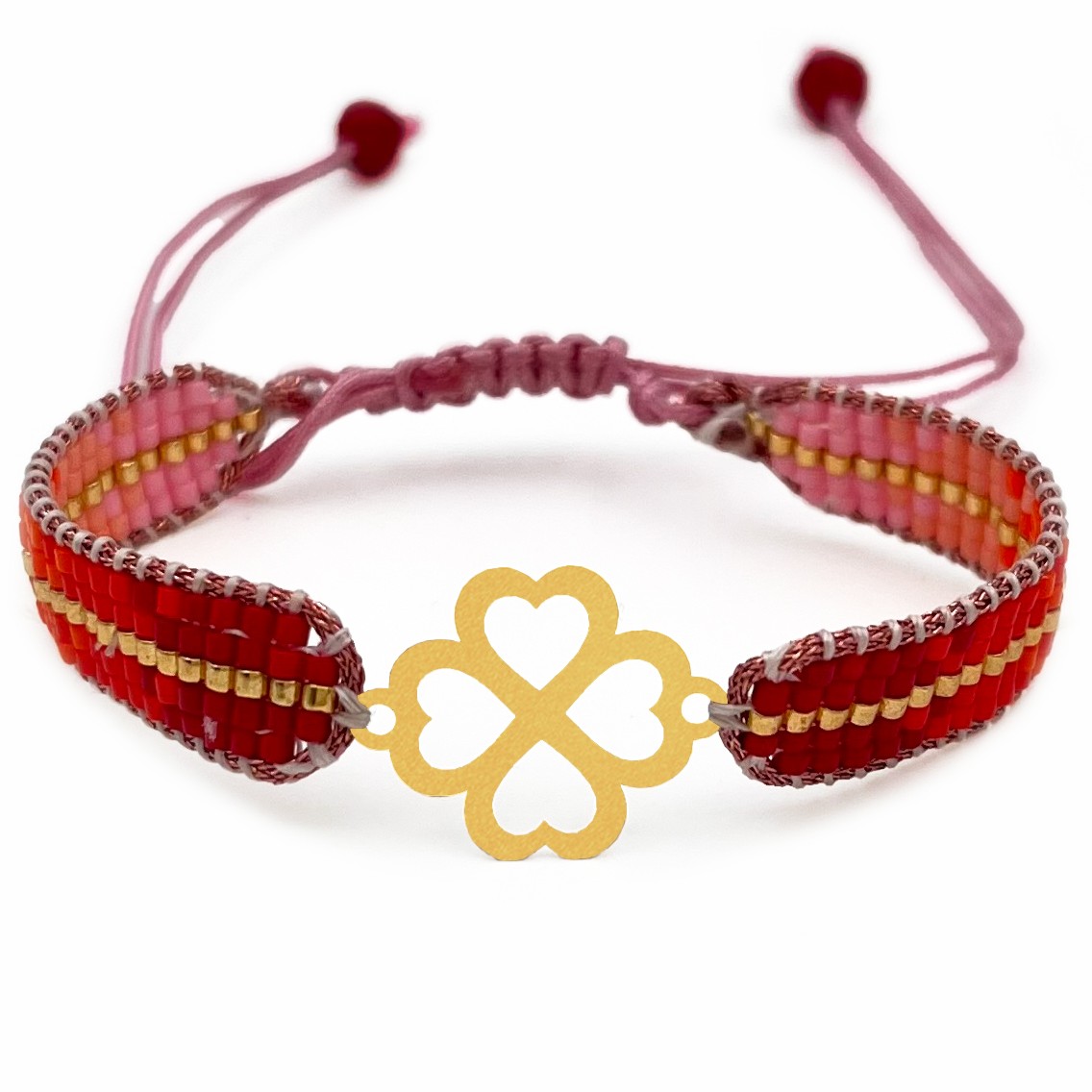 دستنبد طلا زنانه با پلاک طلا میوکی دیانا گالری کد01026