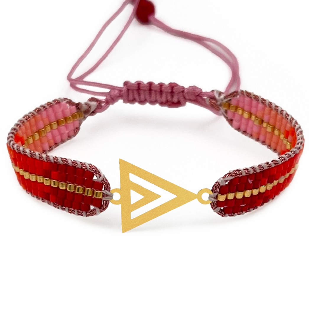 دستنبد طلا زنانه با پلاک طلا میوکی دیانا گالری کد01020