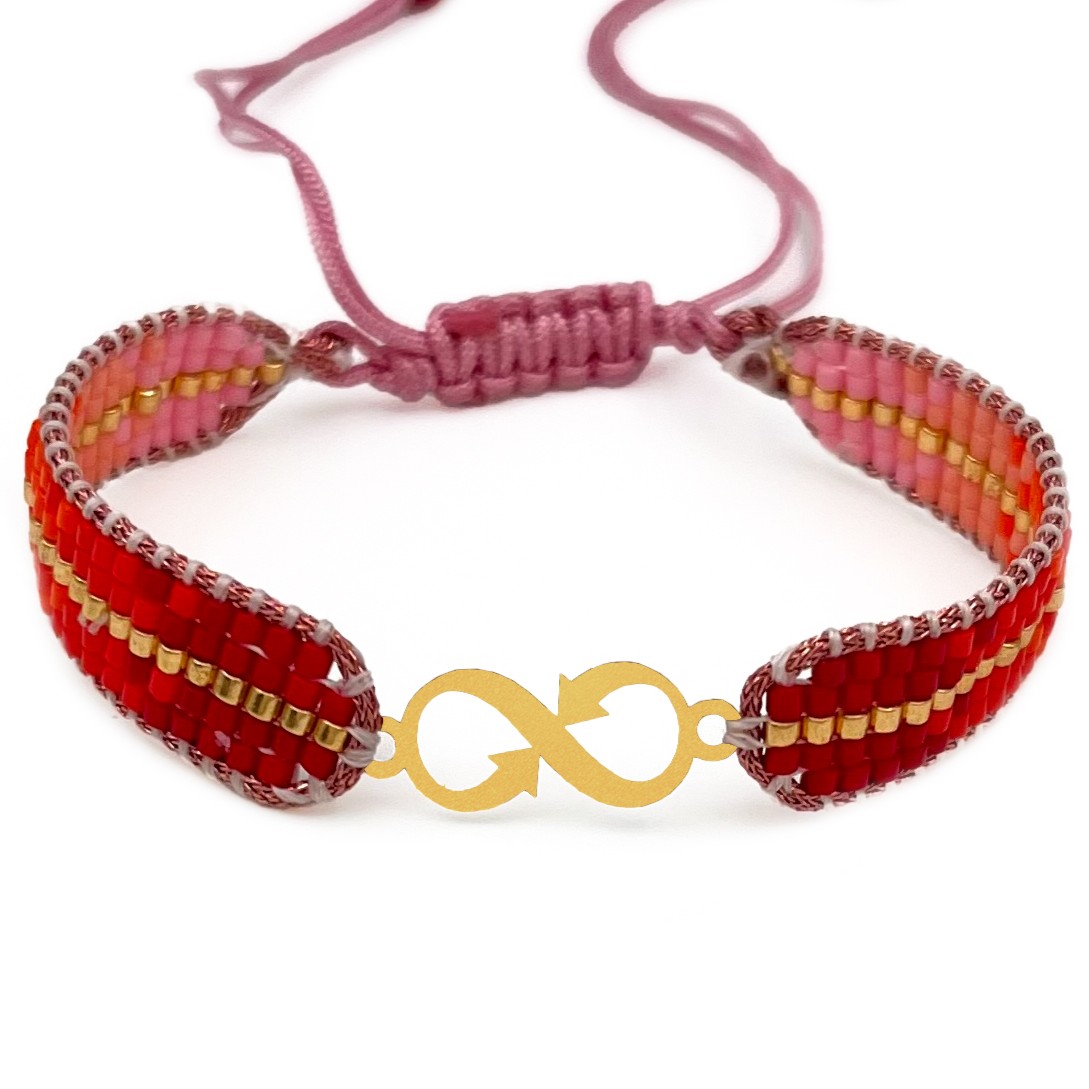 دستنبد طلا زنانه با پلاک طلا میوکی دیانا گالری کد 01016