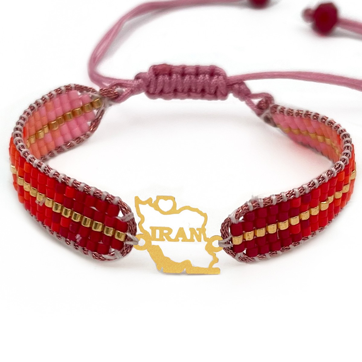 دستنبد طلا زنانه با پلاک طلا میوکی دیانا گالری کد01011