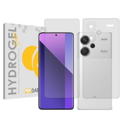 محافظ صفحه نمایش شفاف گوشی شیائومی Redmi Note 13 Pro Plus دبن مدل Tough به همراه محافظ پشت گوشی