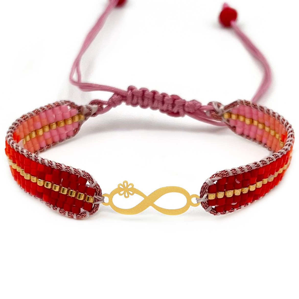 دستنبد طلا زنانه با پلاک طلا میوکی دیانا گالری کد01010