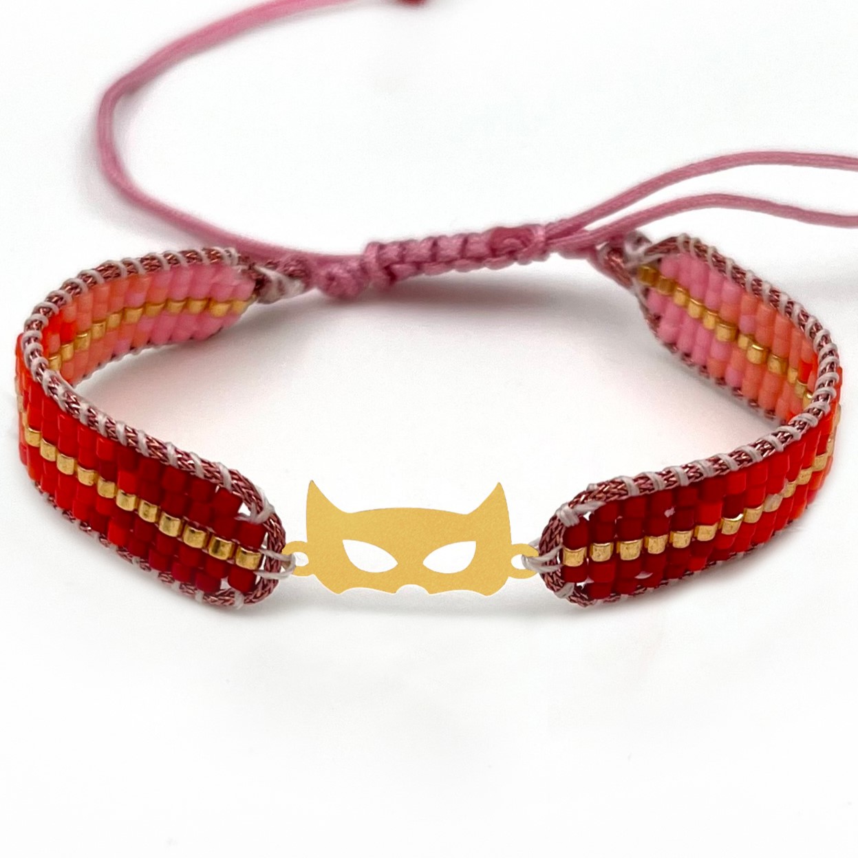 دستنبد طلا زنانه با پلاک طلا میوکی دیانا گالری کد01009