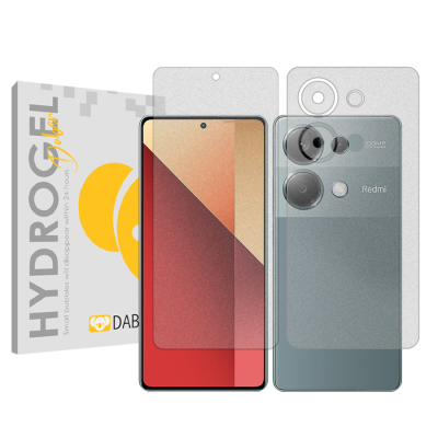 محافظ صفحه نمایش مات گوشی شیائومی Redmi Note 13 Pro 4G دبن مدل Tough به همراه محافظ پشت گوشی