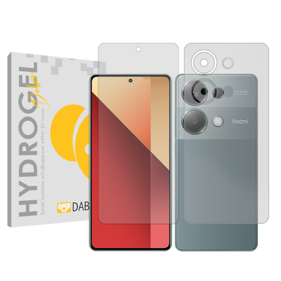 محافظ صفحه نمایش شفاف گوشی شیائومی Redmi Note 13 Pro 4G دبن مدل Tough به همراه محافظ پشت گوشی