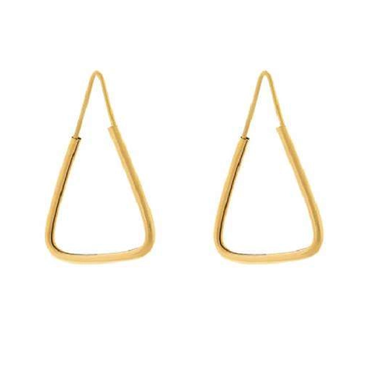 گوشواره طلا زنانه اپال گلد مدل مثلثی آویزی 0141