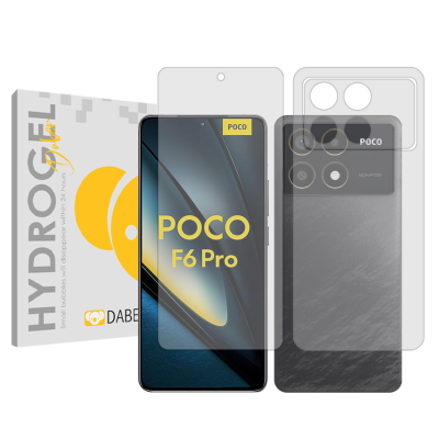 محافظ صفحه نمایش شفاف گوشی پوکو Poco F6 Pro دبن مدل Tough به همراه محافظ پشت گوشی محافظ صفحه نمایش شفاف گوشی پوکو Poco F6 Pro دبن مدل Tough به همراه محافظ پشت گوشی