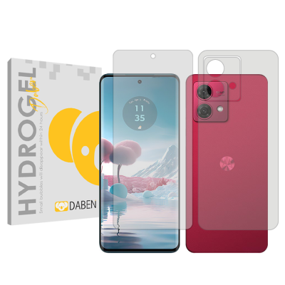 محافظ صفحه نمایش شفاف گوشی موتورولا Moto G84 دبن مدل Tough به همراه محافظ پشت گوشی