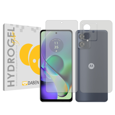 محافظ صفحه نمایش شفاف گوشی موتورولا Moto G54 دبن مدل Tough به همراه محافظ پشت گوشی