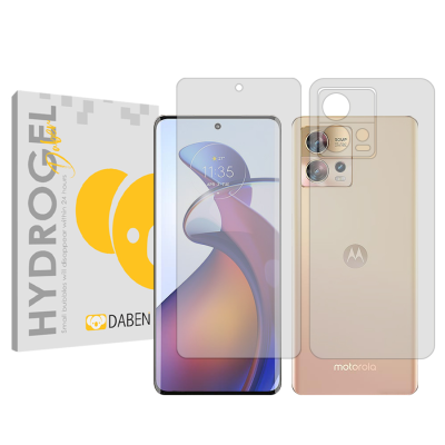 محافظ صفحه نمایش شفاف گوشی موتورولا Edge 30 Fusion دبن مدل Tough به همراه محافظ پشت گوشی