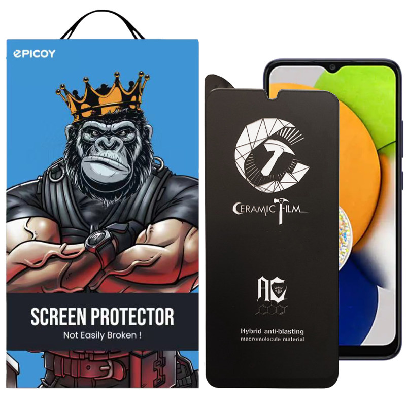 محافظ صفحه نمایش سرامیکی گوشی سامسونگ Galaxy A03s/A03/A03 Core/A02s/A02/F02s/M02/F12/F23/M02s/M33 5G/M23/F23 5G/M13 4G/F13 4G اپیکوی مات مدل CR7-M