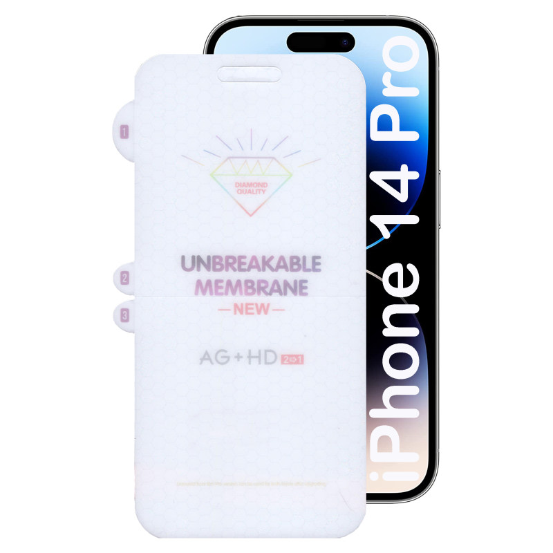گلس گوشی اپل iPhone 14 Pro بوف مدل Hydrogel-Double