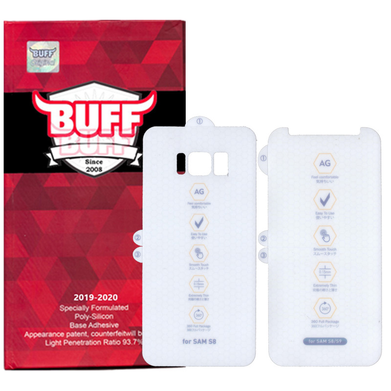 محافظ صفحه نمایش و پشت گوشی سامسونگ Galaxy S8 بوف مدل HgM15 محافظ صفحه نمایش و پشت گوشی سامسونگ Galaxy S8 بوف مدل HgM15
