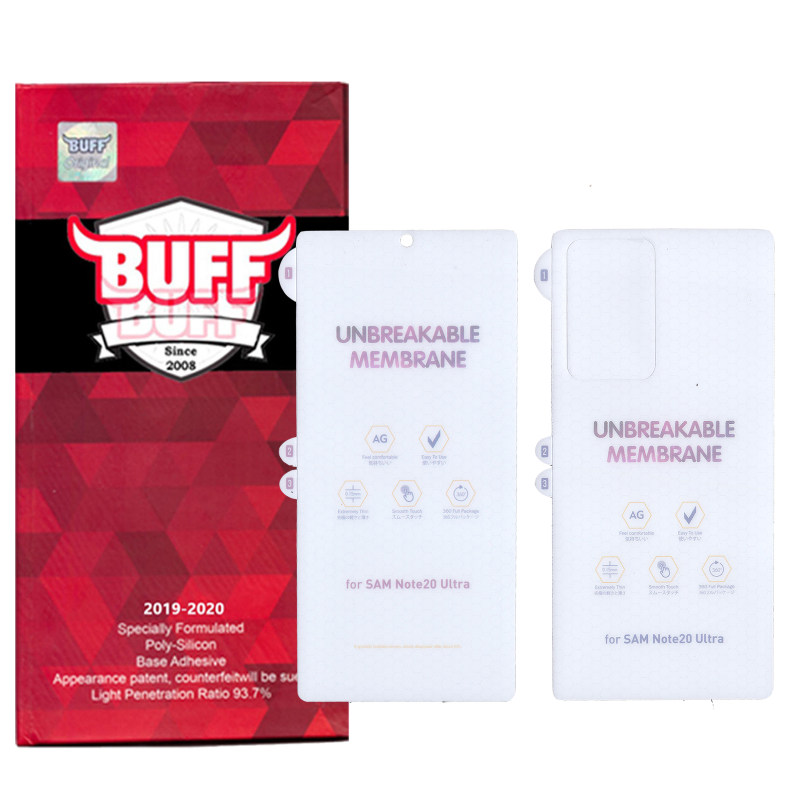 محافظ صفحه نمایش و پشت گوشی سامسونگ Galaxy Note 20 Ultra بوف مات مدل Hgm15