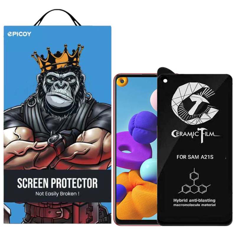 گلس گوشی سامسونگ Galaxy A21s اپیکوی مات مدل CR7-M