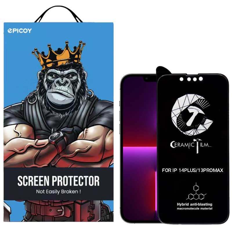 گلس گوشی اپل iPhone 14 Plus/ 13 Pro Max اپیکوی مات سرامیکی مدل CR7-M