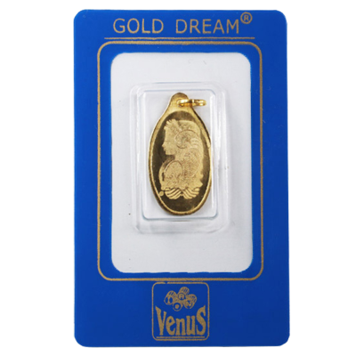 شمش طلا 250 سوت 18 عیار ونوس مدل 110