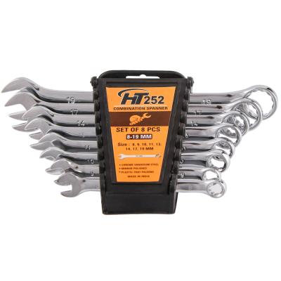 مجموعه 8 عددی آچار یکسر تخت یکسر رینگی مدل HT 252 مجموعه 8 عددی آچار یکسر تخت یکسر رینگی مدل HT 252