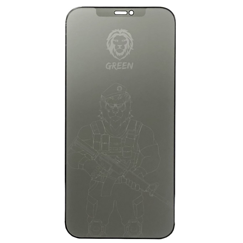 گلس گوشی اپل IPhone 12 mini گرین حریم شخصی مدل PRV Plus