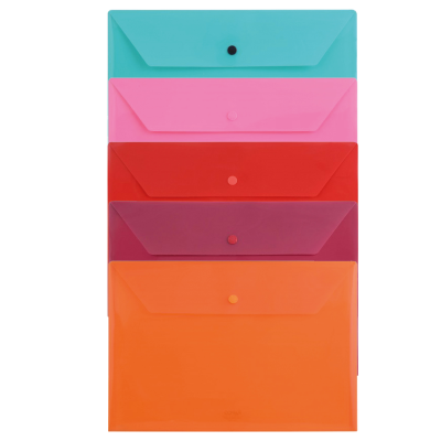 پوشه دکمه دار پاپکو مدل A4-105M بسته 10 عددی