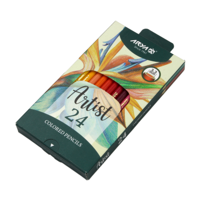 مداد رنگی 24 رنگ آریا مدل آرتیست مداد رنگی 24 رنگ آریا مدل آرتیست