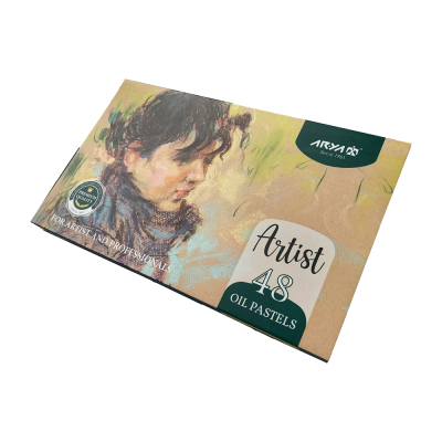 پاستل روغنی 48 رنگ آریا مدل Artist-Girl کد 2604 پاستل روغنی 48 رنگ آریا مدل Artist-Girl کد 2604