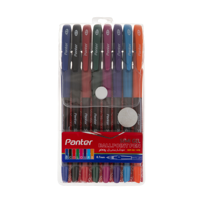 خودکار 8 رنگ پنتر مدل Semi Gel کد SGP102 خودکار 8 رنگ پنتر مدل Semi Gel کد SGP102