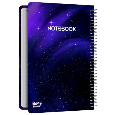 دفتر مشق 100 برگ مستر راد مدل کهکشانی طرح تحصیلی کد fiory 2066