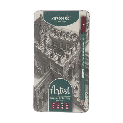 مداد طراحی آریا مدل Artist کد 001-3075 مجموعه 12 عددی مداد طراحی آریا مدل Artist کد 001-3075 مجموعه 12 عددی