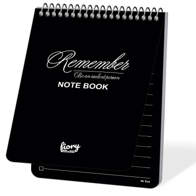 دفترچه یادداشت مستر راد طرح ثمر مدل cheeck box کد fiory 1954