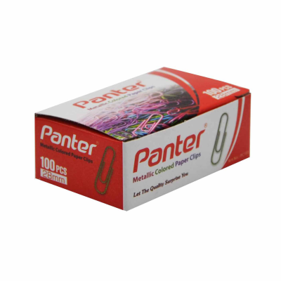 گیره کاغذ پنتر کد 40089 بسته 100 عددی گیره کاغذ پنتر کد 40089 بسته 100 عددی