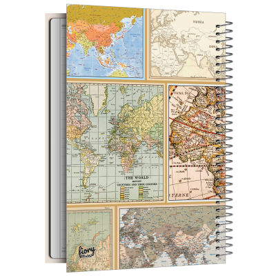 دفتر مشق 100 برگ مستر راد مدل نقشه جهان طرح world map کد fiory 2415 دفتر مشق 100 برگ مستر راد مدل نقشه جهان طرح world map کد fiory 2415