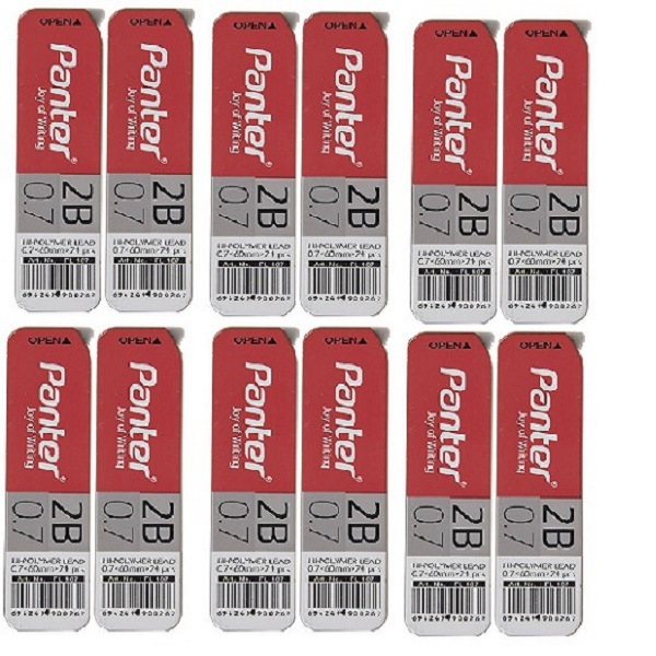 نوک مداد نوکی 0.7 میلی متری پنتر مدل پلیمری بسته 12 عددی