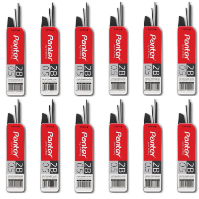 نوک مداد نوکی 0.5 میلی متری پنتر مدل پلیمری بسته 12 عددی