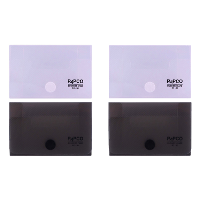 پوشه نگهدارنده کارت ویزیت پاپکو مدل BC-30 بسته 4 عددی نگهدارنده کارت ویزیت پاپکو مدل BC-30 بسته 4 عددی