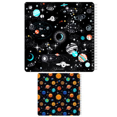 دفتر مستر راد مدل بولت ژورنال نقطه ای طرح کهکشانی کد 1522مجموعه 2 عددی