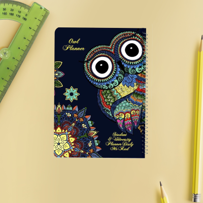 دفتر برنامه ریزی مستر راد طرح جغد مدل پلنر روزانه کد owl 1680