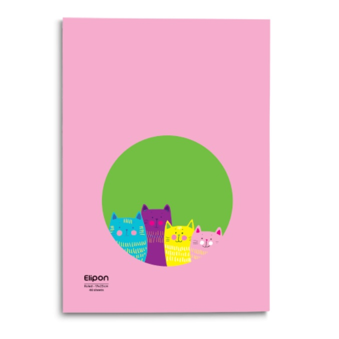 دفتر مشق 40 برگ الیپون کد 2101589