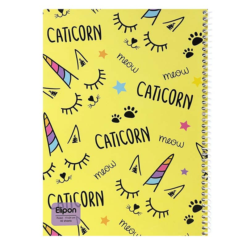 دفتر مشق 40 برگ الیپون مدل 2141219 کد 154201