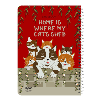 دفتر مشق 100 برگ الیپون کد 2411596