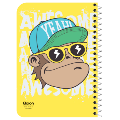 دفتر مشق 80 برگ الیپون کد 2362356