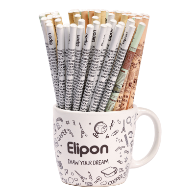 مداد مشکی الیپون مدل فانتزی گرد ماگ کد 8101913 بسته 72 عددی مداد مشکی الیپون مدل فانتزی گرد ماگ کد 8101913 بسته 72 عددی