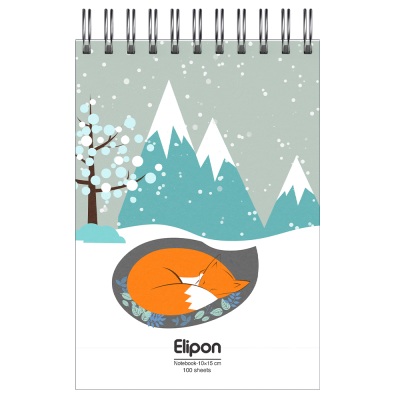 دفتر یادداشت 80 برگ الیپون کد 2621363  دفتر یادداشت 80 برگ الیپون کد 2621363