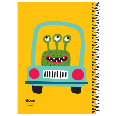 دفتر مشق 60 برگ الیپون کد 2272354