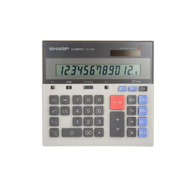 ماشین حساب شارپ مدل COMPECT CS-2130 ماشین حساب شارپ مدل COMPECT CS-2130