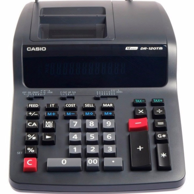 ماشین حساب کاسیو مدل DR-120 TM ماشین حساب کاسیو مدل DR-120 TM