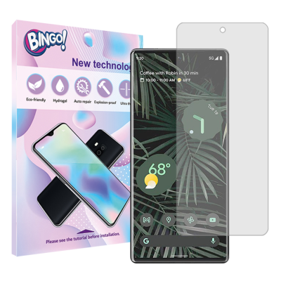 محافظ صفحه نمایش گوشی گوگل Pixel 6 Pro شفاف بینگو مدل Tough