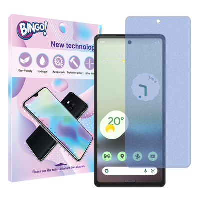 محافظ صفحه نمایش گوشی گوگل Pixel 6a مات ضد اشعه آبی بینگو مدل Tough