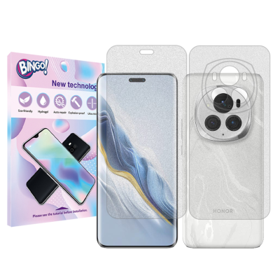 محافظ صفحه نمایش مات گوشی آنر Magic 6 Pro بینگو به همراه محافظ پشت گوشی